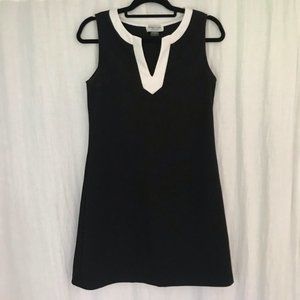 Snappy Turtle Black and White Shift Dress